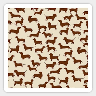 Dachshunds a many Sticker